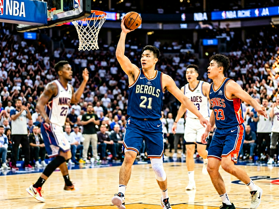 NBA季后赛篮球赛事报道封面图